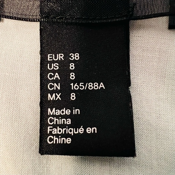 H&M Tie-Dye Ombre Maxi Dress Lace-Up Front Size 8 Blue Green White - Picture 6 of 10